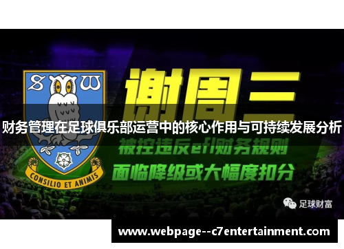 财务管理在足球俱乐部运营中的核心作用与可持续发展分析