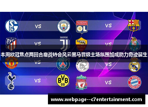 本周欧冠焦点两回合鏖战转会风云黑马晋级主场氛围加成助力奇迹诞生