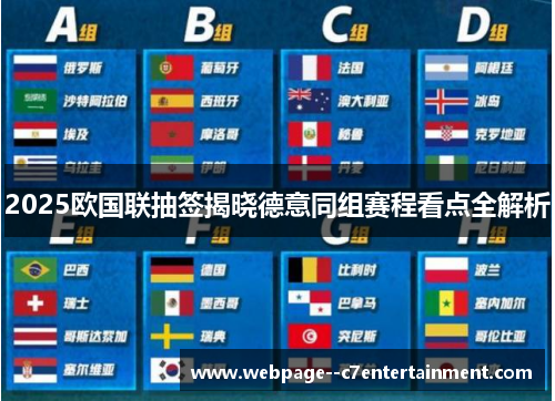 2025欧国联抽签揭晓德意同组赛程看点全解析